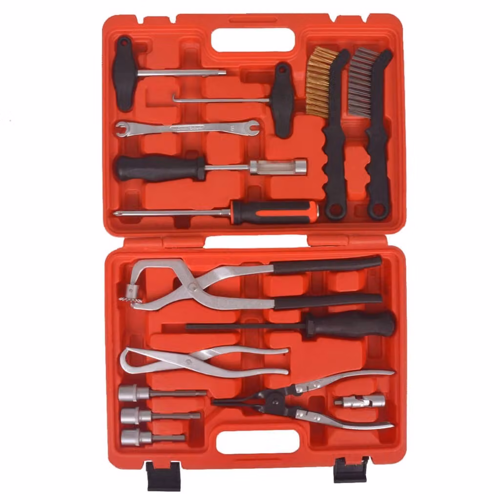 Kit di Attrezzi 15 pz per Manutenzione e Assemblaggio Freni