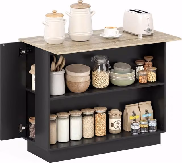 Tavolino da cucina ¨C zephmum ¨C nero 105x60 cm