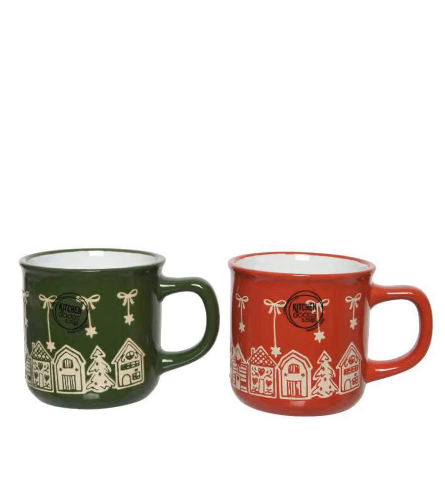 Kitchen Goods Tazza in Ceramica - 12,5x9,4x8,6 cm