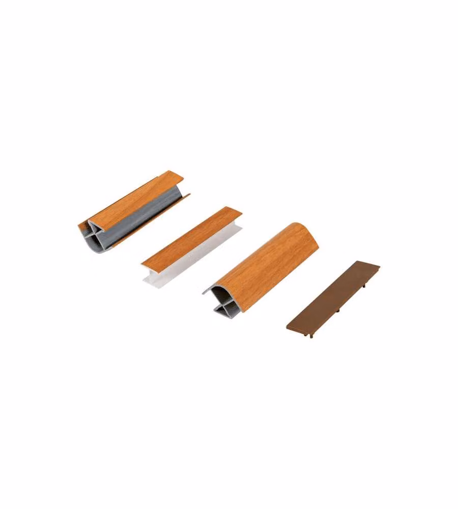 Pircher Accessori Zoccoli Cucina Noce 100 mm - Angoli e Terminali Inclusi
