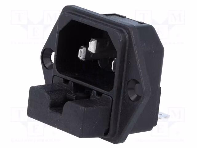 1 connettore: per alimentazione AC, 10A, modello 6220.2200. Connettore maschio