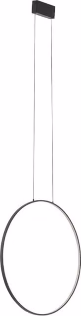 Lampada a sospensione Nowodvorski LED Circolo M nera 60cm 4000K
