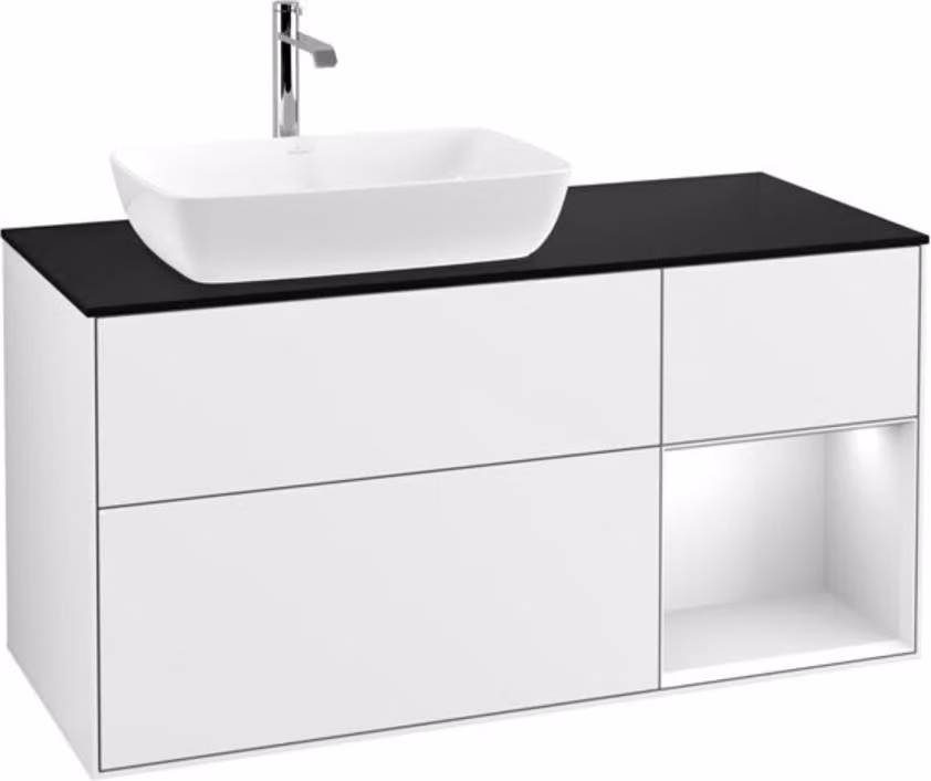Mobile V&B Finion 120cm, Pl b m, Rg wh. m Lac, glo wh. Lac
