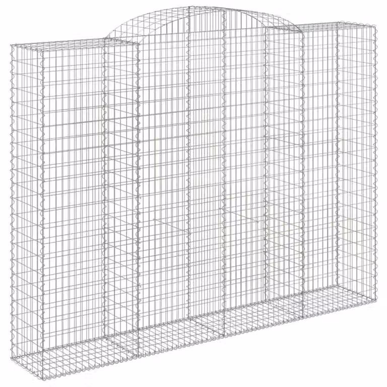 Schanskorf, 6 pezzi, a volta - 300x50x220/240 cm - Ferro zincato - Argento