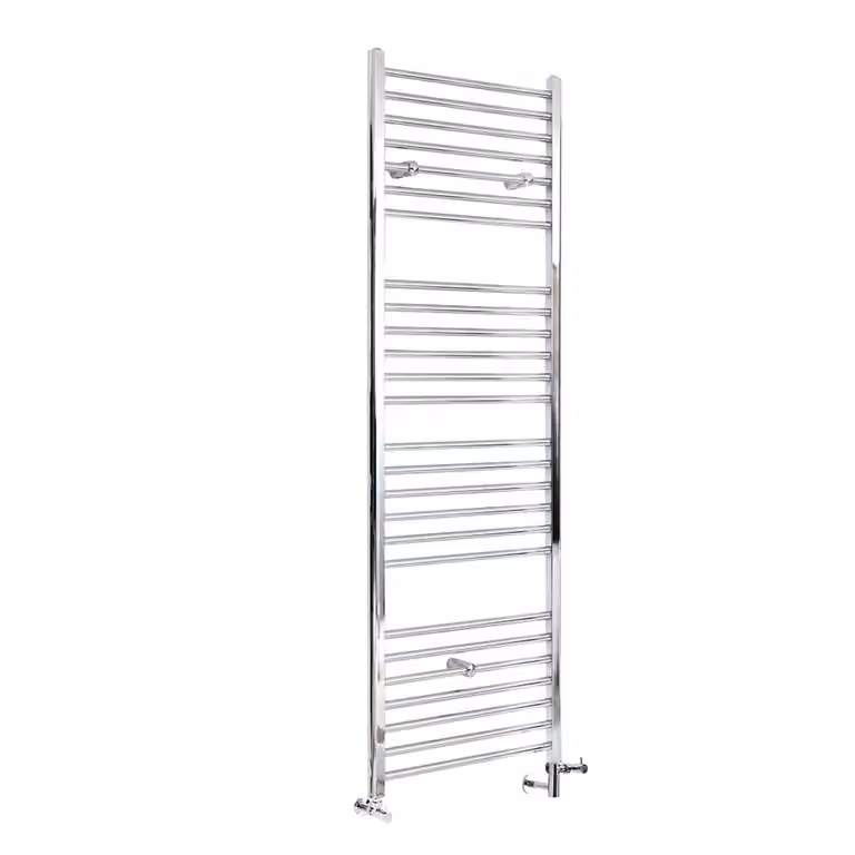 Scaldasalviette Misto Piatto - Termoarredo Bagno Cromato - 1800 x 400mm - 390W - Kent