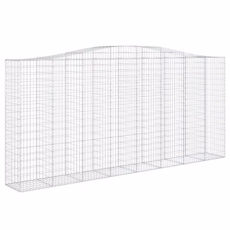 Cesto Gabbione ad Arco 400x50x180/200 cm Ferro Zincato