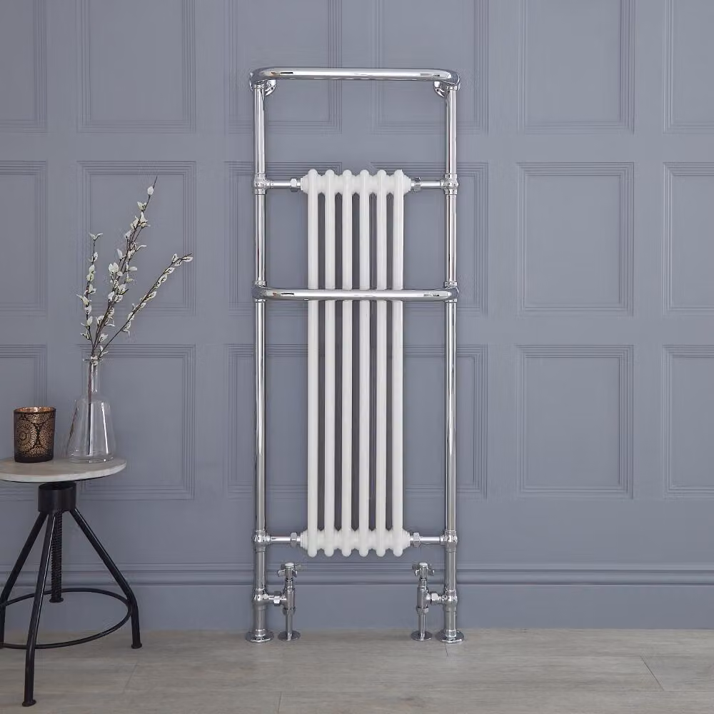 Scaldasalviette di Design Tradizionale - Termoarredo Bagno Bianco - 625W - 1500 x 575mm - Elizabeth