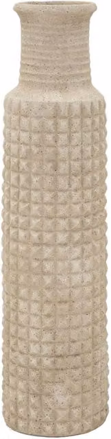 Vaso da Esterno Sand 110cm - Vaso Imponente in Resina Texture Sabbia Resistente per Giardini e Terrazzi