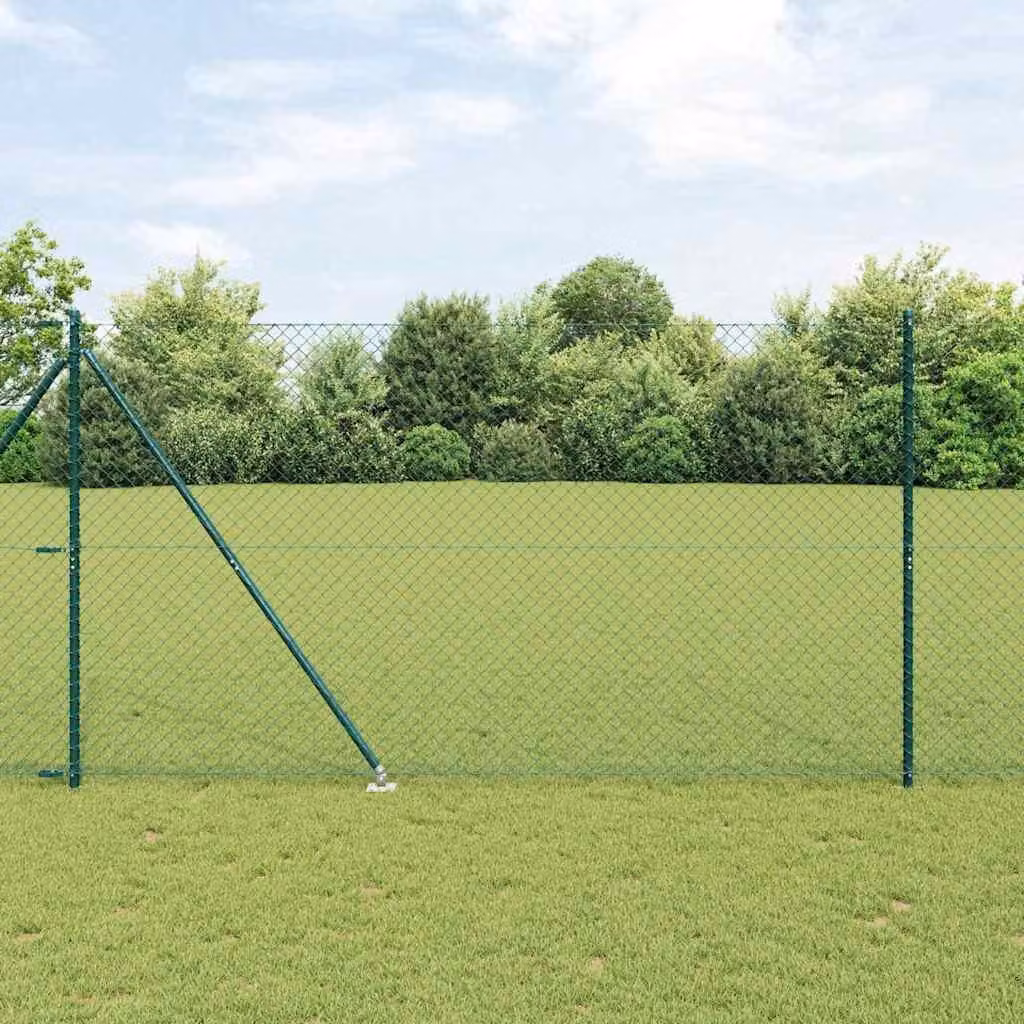 Maison Exclusive - Palo della recinzione Verde 10 x 1,5 m (maglia 60 x 60 mm)
