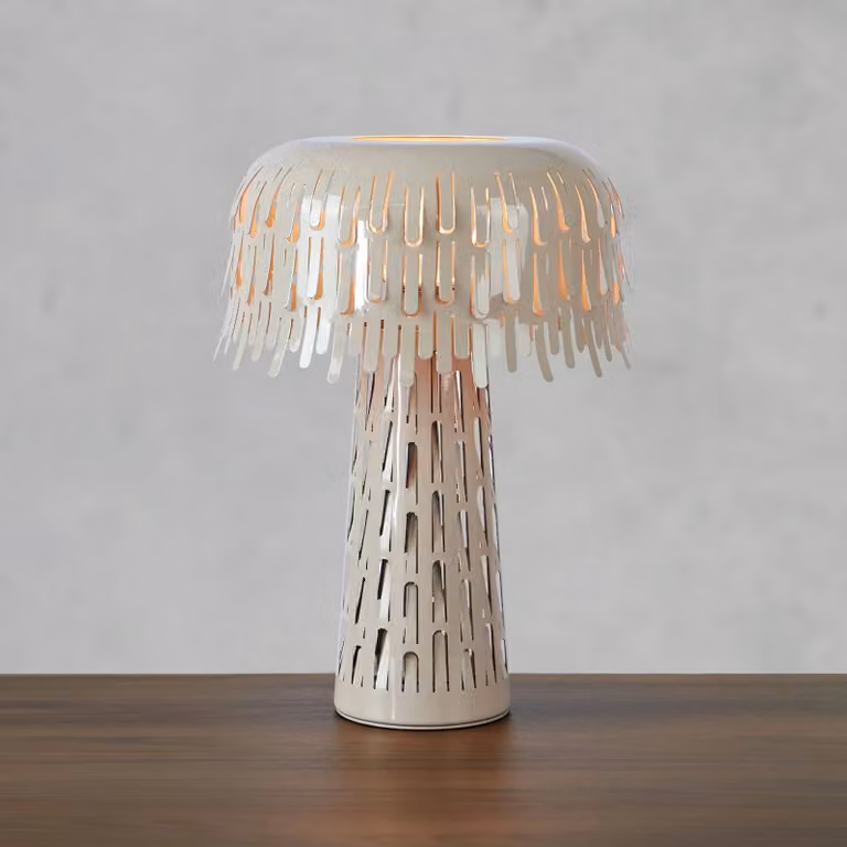 Markslöjd Lampada da tavolo Verbera, Alluminio / Grigio / Zincato, Soggiorno / Sala da pranzo, Metallo, Vintage, Lampada da tavolo