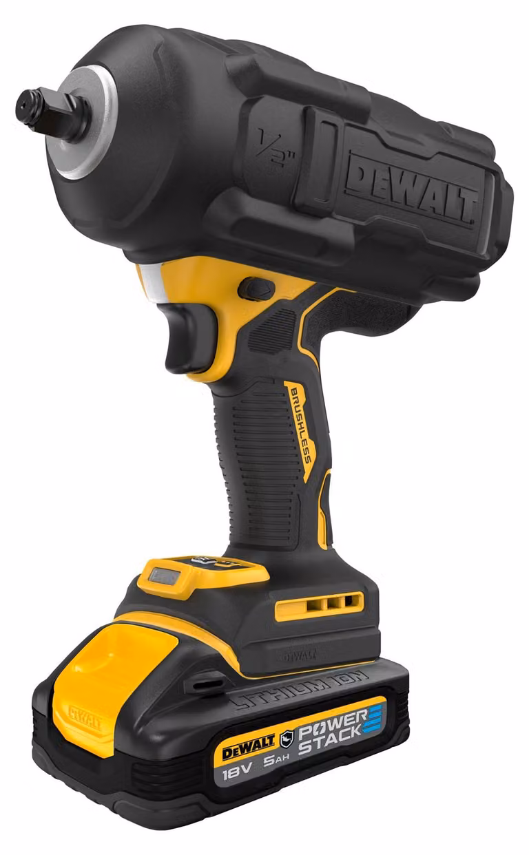Avvitatore a impulsi DEWALT a batteria 1/2", 18V / 5 Ah