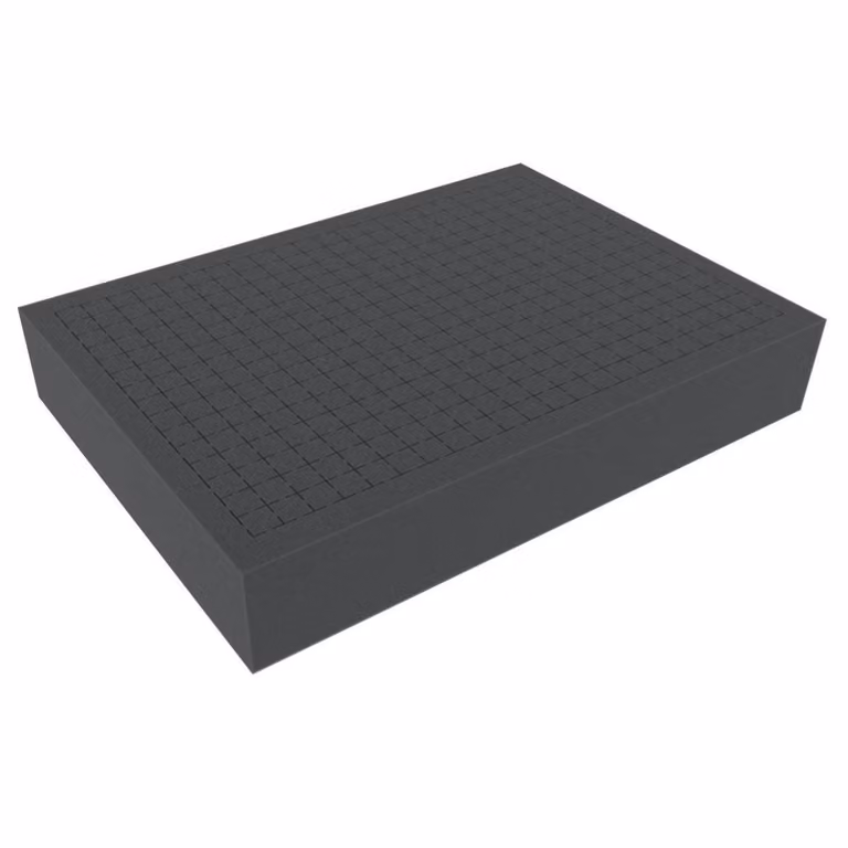 Schiuma a griglia 360x260x60 mm con griglia da 15 mm per contenitori Euro