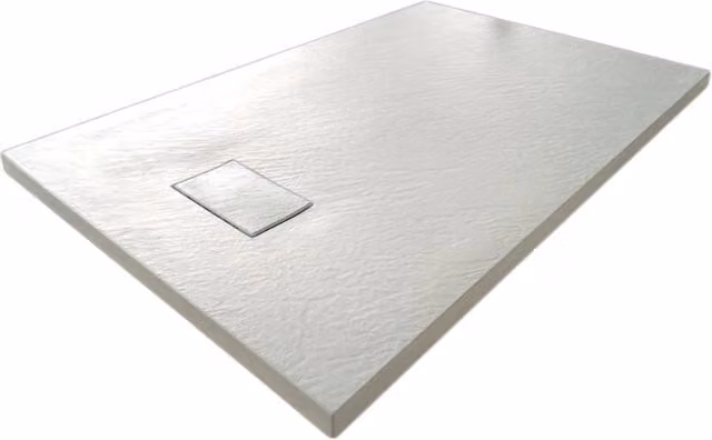 Piatto Doccia 90x180x2 6 CM Rettangolare Bianco Effetto Pietra mod. Strong