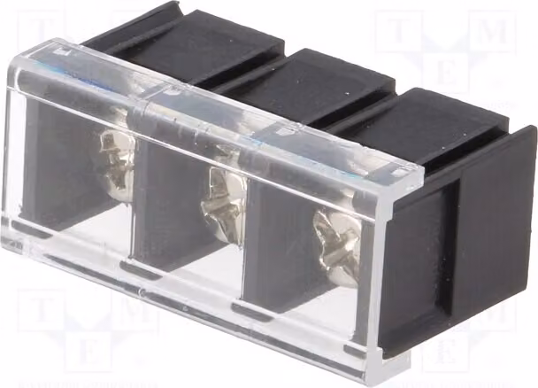 1 x Profilatura per cavi di sezione 10 mm: 3 profilature diritte da 4 mm² modello DG58C-B-03P-13-00A(H)
