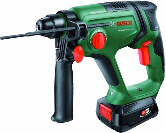 Martello Tassellatore Bosch Universal Hammer 18 V con 2 Batterie da 2,5 Ah