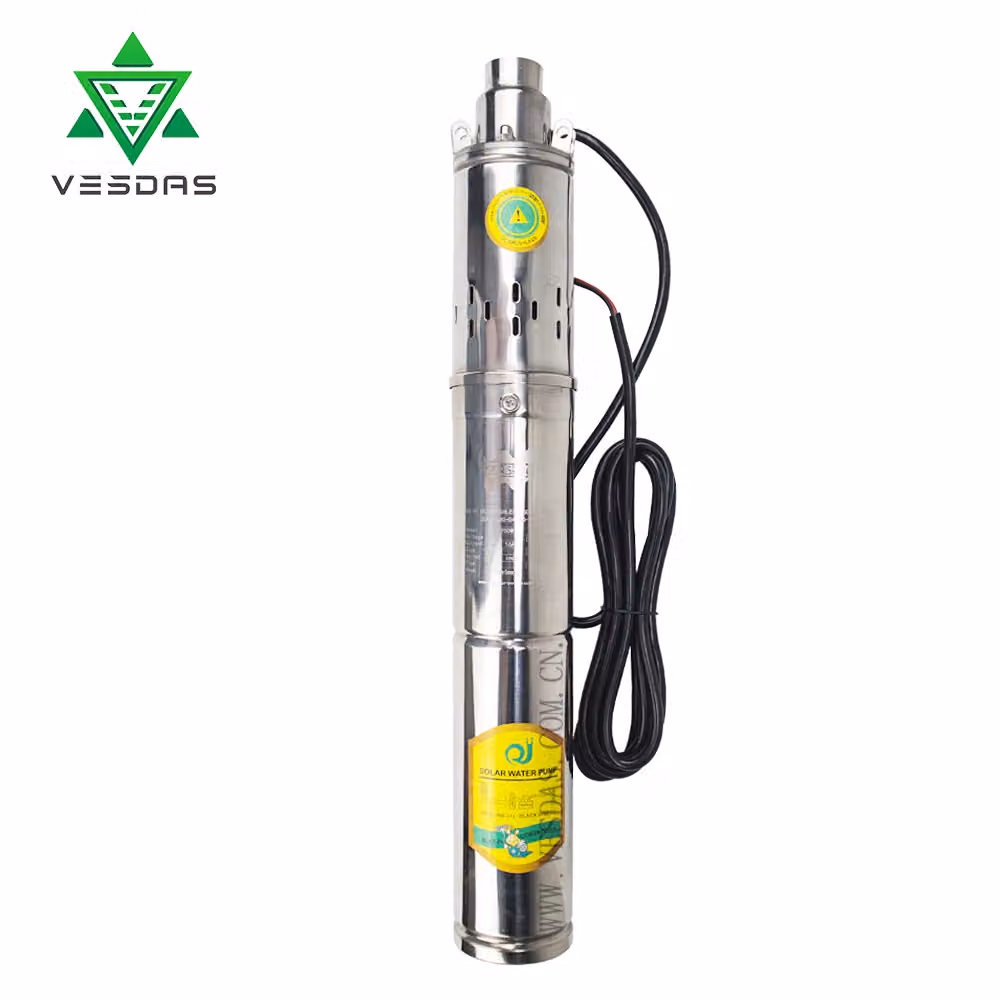 Pompa sommergibile a energia solare - Spina europea da 370 V, potenza 750 W, pompa a girante
