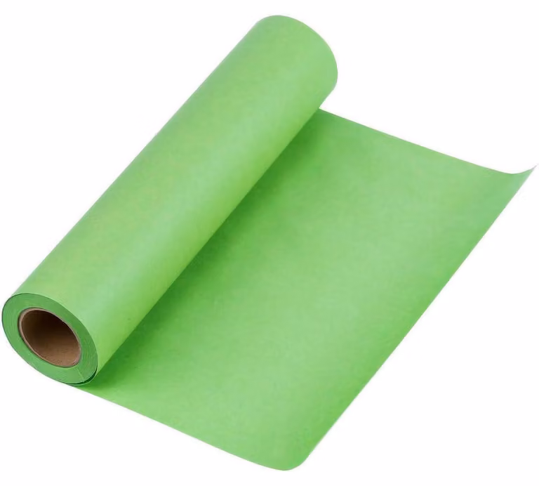 Rotolo di carta kraft, color verde chiaro, 30,5 cm x 30 m, riciclabile
