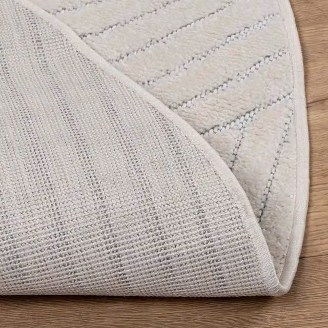 Tappeto rotondo PALMERAS Crema in poliestere, diametro: 200 cm