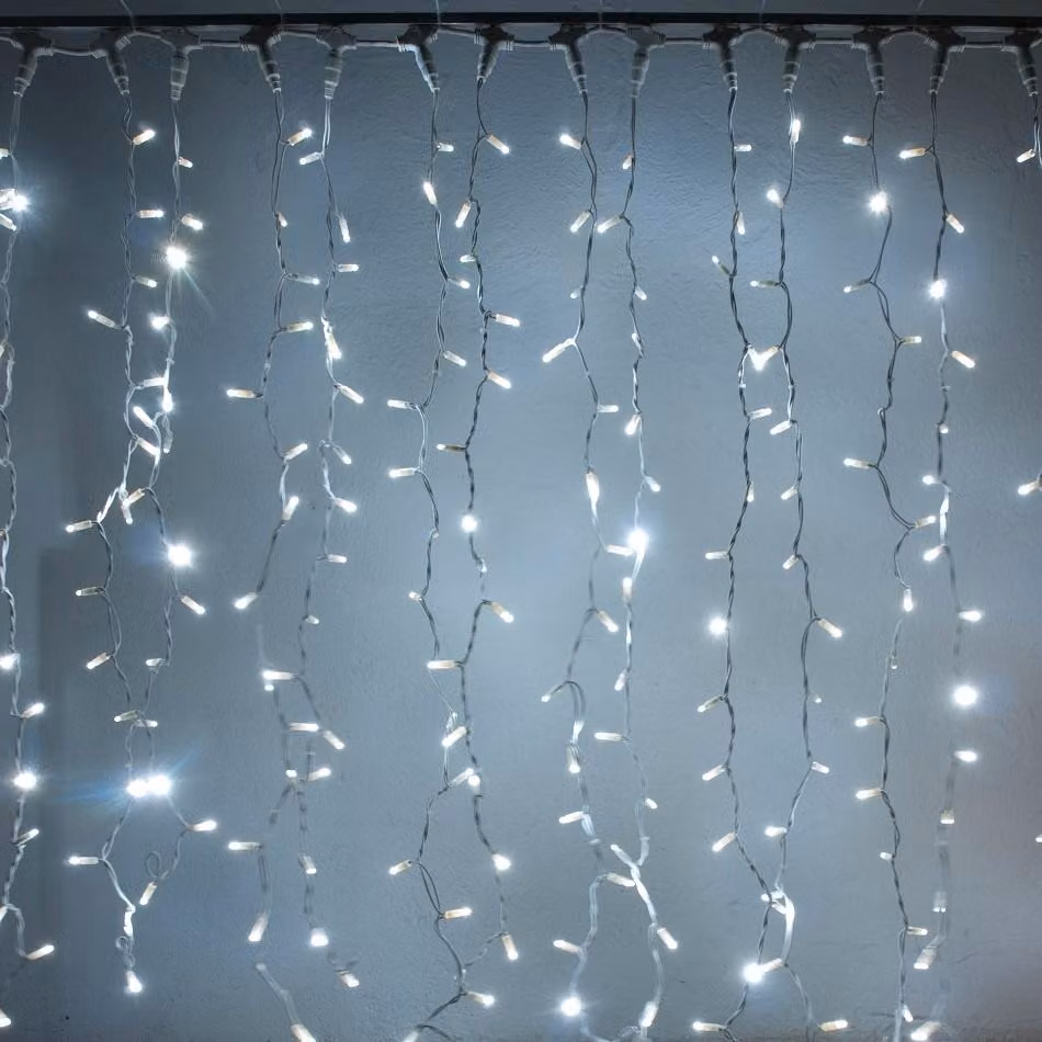 Barriera luminosa DECOLED LED, 1x5 m, bianco ghiaccio, 500 diodi, IP67