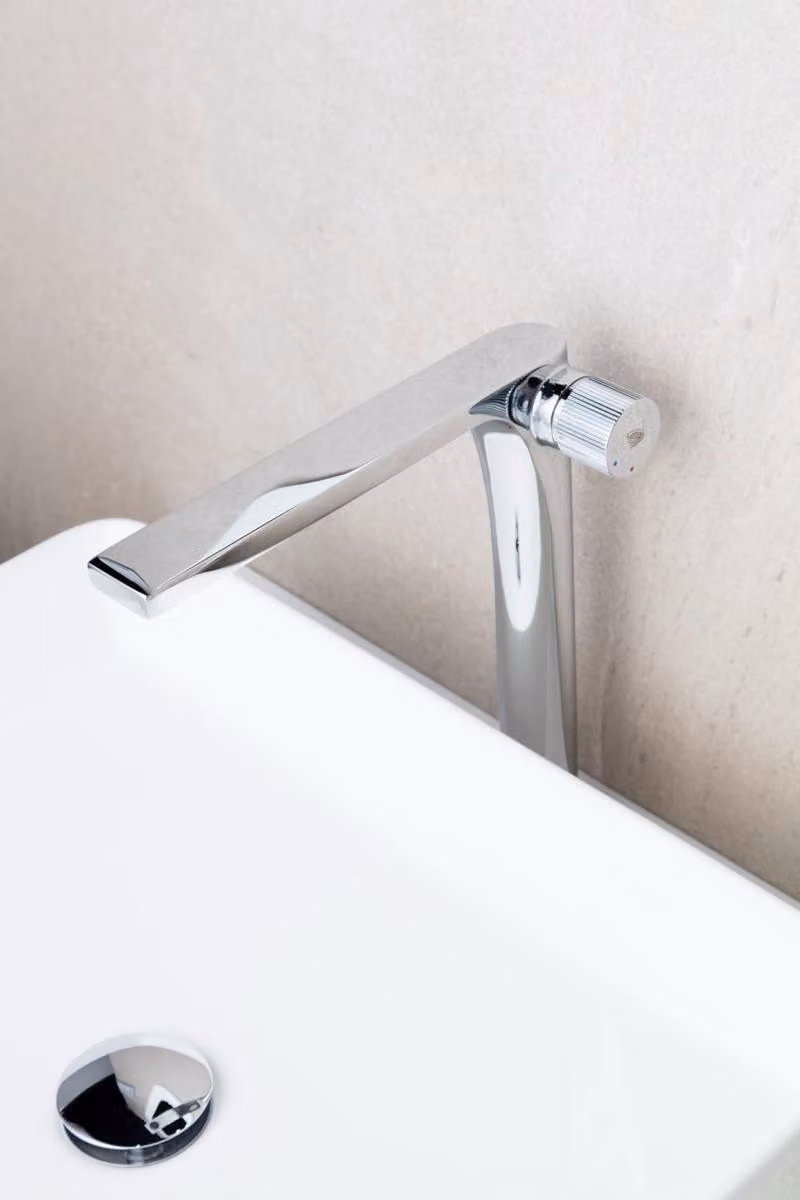 SAT EVOLUTION Miscelatore monocomando alto per lavabo Rubinetto per lavabo 27,7 cm, cromo lucido