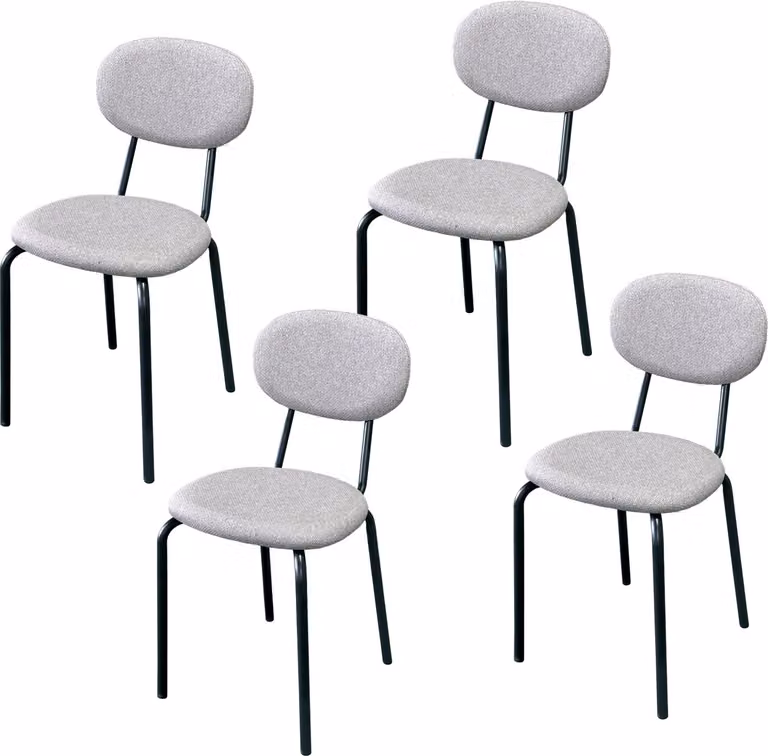 Sedia Anella Cappucchino Set da 4