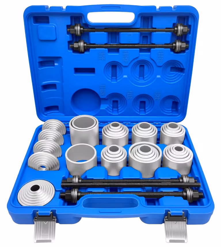Kit di 40 estrattori e tiranti, utensili di ricambio per boccole e cuscinetti del telaio automobilistico