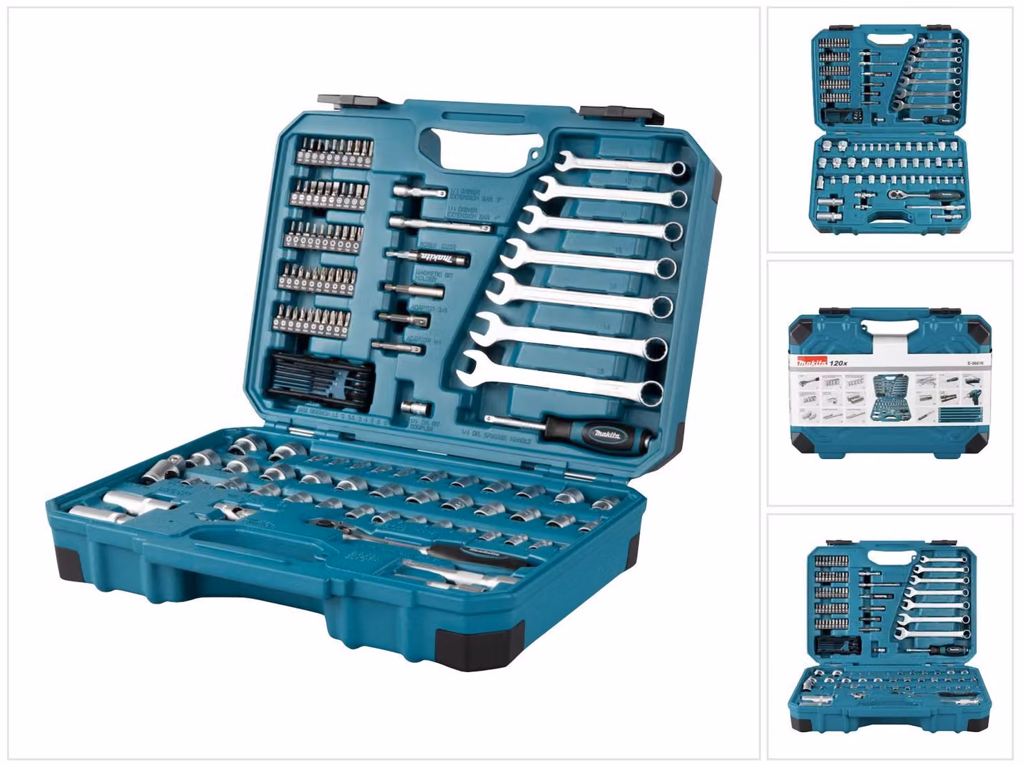 Makita E-06616 Set di utensili 120 pezzi.