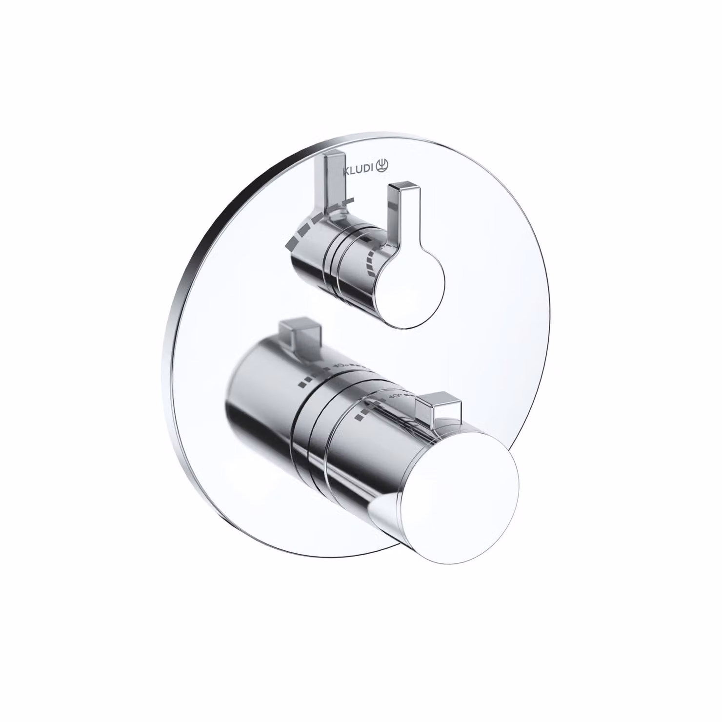 KLUDI NOVA FONTE PURISTIC Mitigeur thermostatique encastré pour douche, pour 1 consommateur, 208850515, 208850515