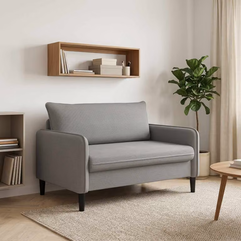 Poltrona XXL vidaXL in velluto grigio con braccioli e design moderno per soggiorno o camera da letto