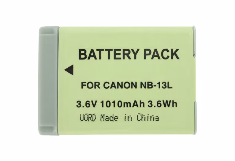 Batteria grigia da 3,60 V per Canon PowerShot G7 X, NB-13L Li-Ion