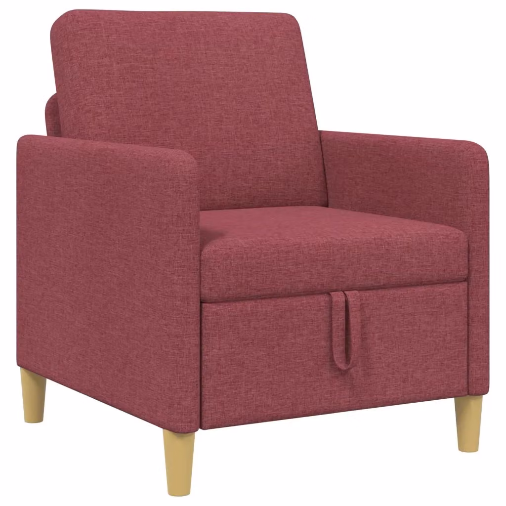 Divano con contenitore rosso vidaXL L: 72 cm, P: 78 cm, H: 87 cm – 2