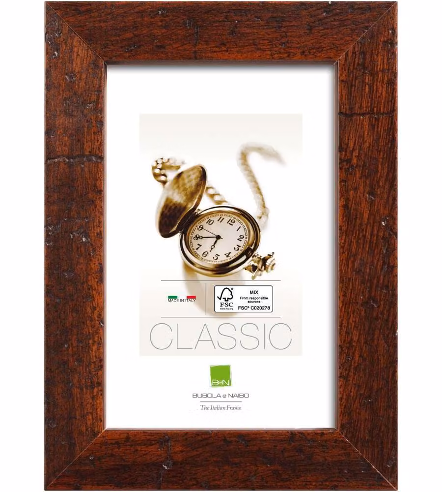 Bubola & Naibo Cornice Humphrey - Legno Noce - 30 x 45 cm