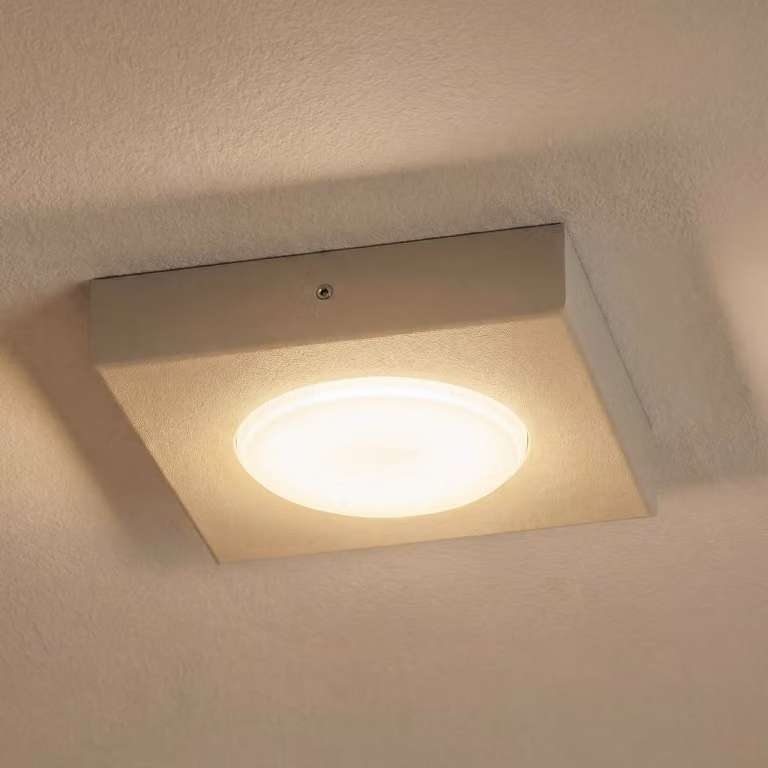 Plafoniera soffitto Hero SIGMA, dimmerabile, Crema / Ambra, Corridoio, Metallo, Moderno, Plafoniera