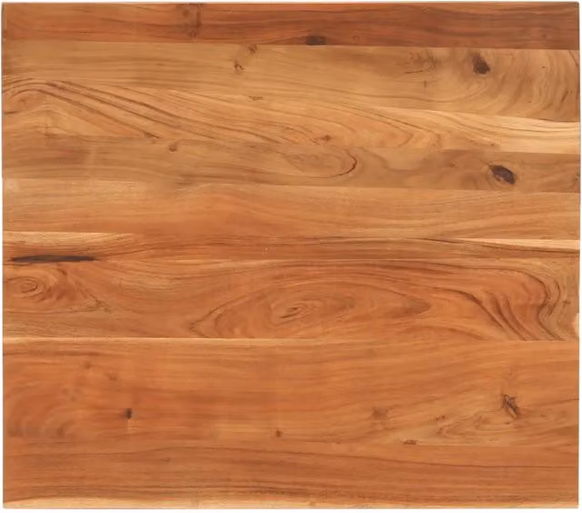 Piano Tavolo 110x80x2,5 cm Rettangolare Legno Massello Acacia 370941
