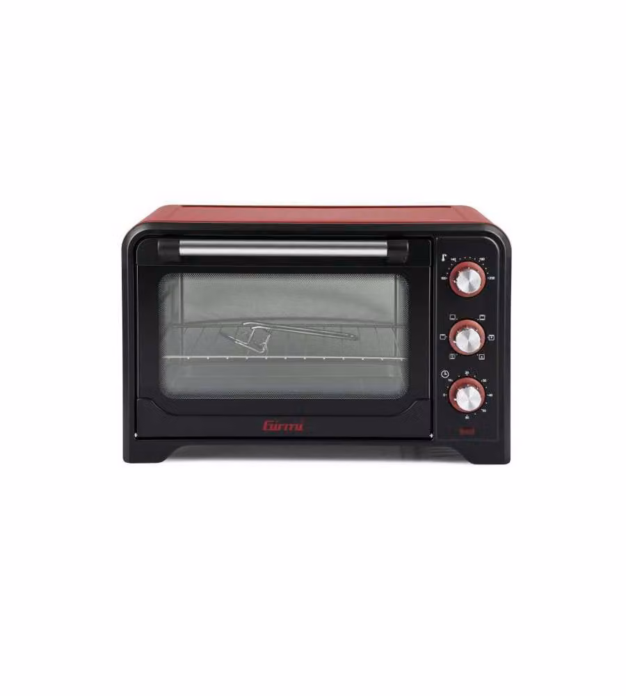 Fornetto Elettrico Ventilato con Grill Girmi FE3000 da 30 L, Nero e Rosso – 4