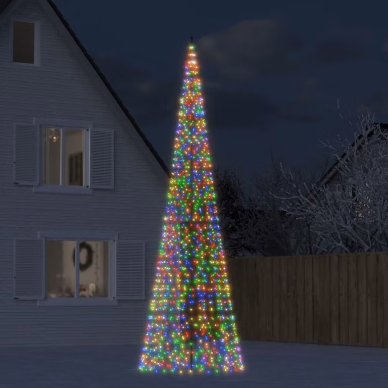Maison Exclusive - Albero di Natale a LED, 1534 luci, multicolore, altezza 500 cm