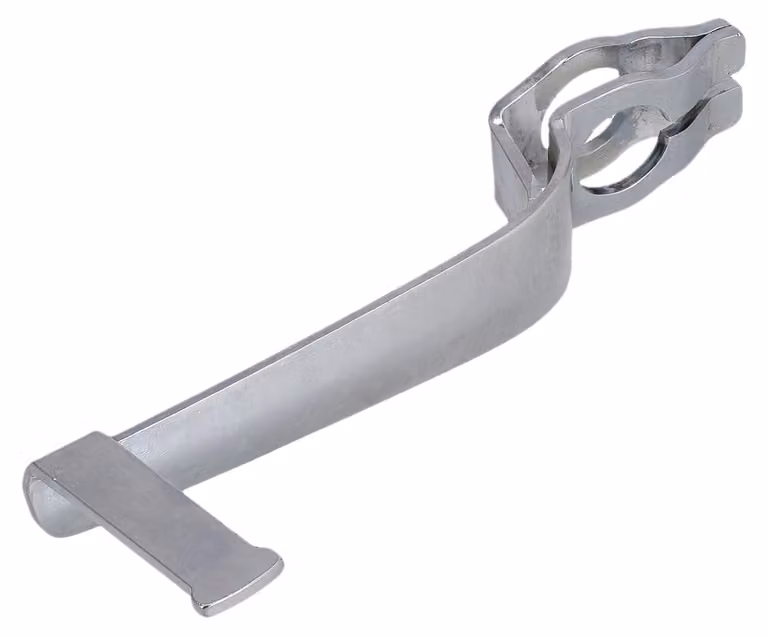 Leva del pedale senza gomma, zincata - per Simson S50 (anche SR4-2 Star, SR4-3 Sperber, SR4-4 Hawk possibile)
