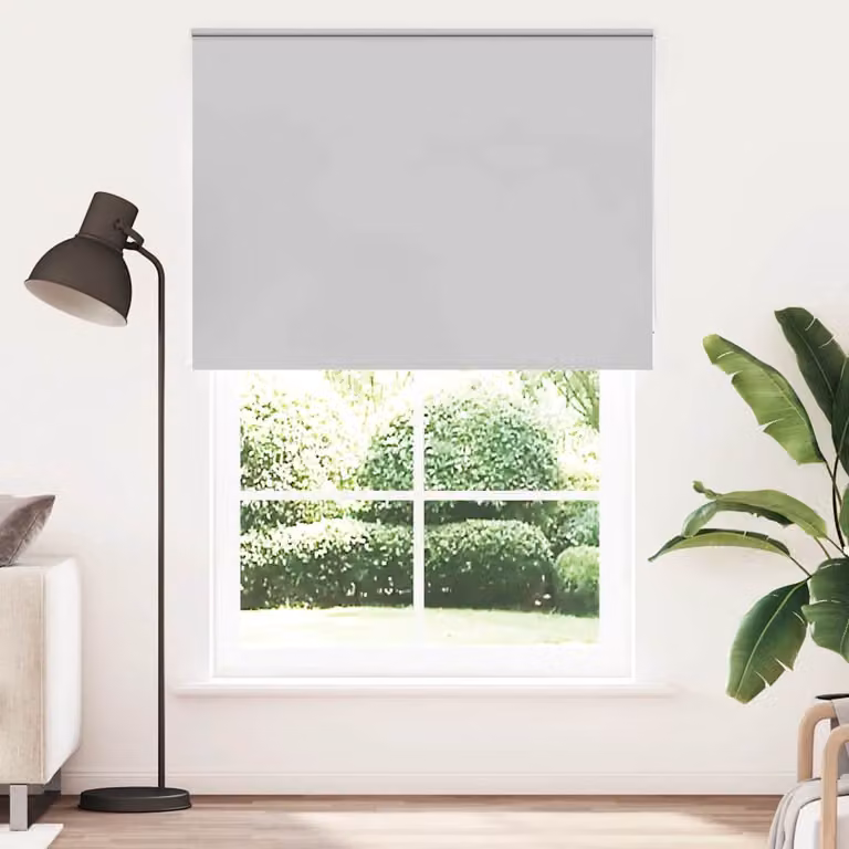 vidaXL Tenda a Rullo Oscurante in Poliestere Grigia L: 150 cm x H: 230 cm