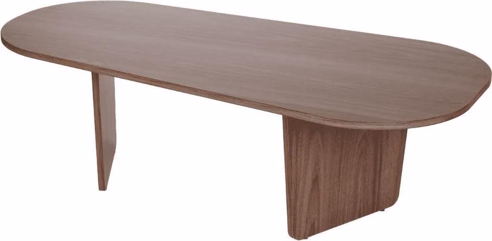 Calicosy - Tavolino con piano dai bordi arrotondati L130 cm - AMÉLIA