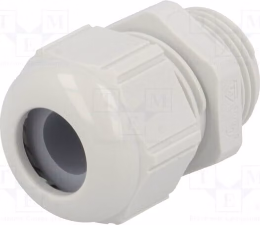 1 x Raccordo per cavo M20, grado di protezione IP68, IP69K, materiale: grigio chiaro, codice prodotto: 53111520