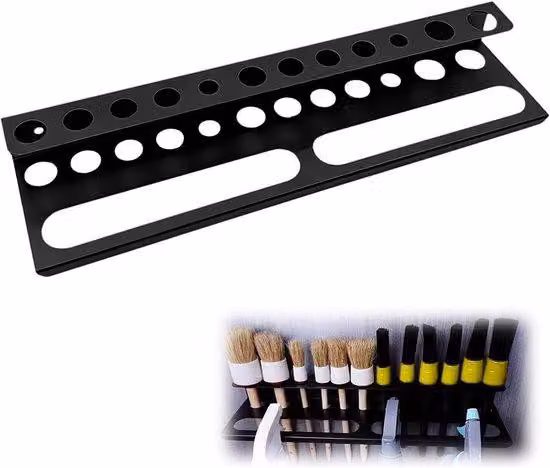 Scaffale porta attrezzi per officina domestica, 40 cm, nero, viti per legno, cassetta degli attrezzi, kit di riparazione fai da te