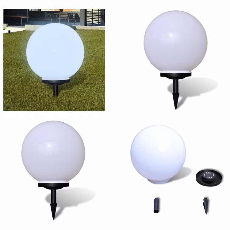 vidaXL Luce da sentiero LED 40 cm con picchetto a terra - Lampada da giardino - Lampade da giardino - Illuminazione esterna - Illuminazione esterna