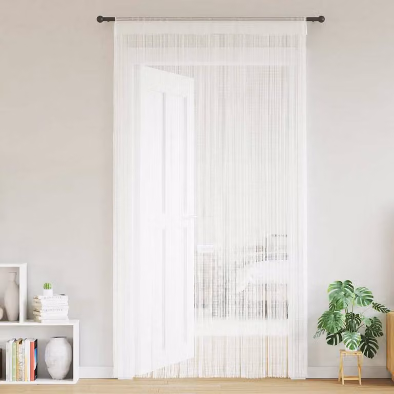 vidaXL 2 Pz Tende a Fili 140x250 cm Bianche
