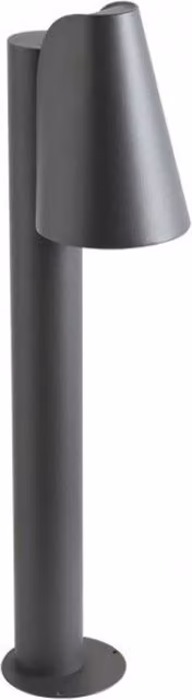 Lampada da esterno a palo Redo Group Alvar Palo colore nero con tecnologia LED e vetro trasparente