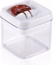 Barattolo ermetico in plastica Leifheit Bianco e Trasparente 0,4 l