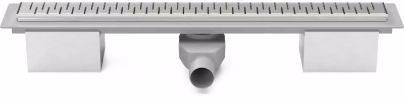 Profilo lineare in plastica Chud?j da 650 mm con telaio in acciaio inossidabile, lucido medio CH PA 650 MN