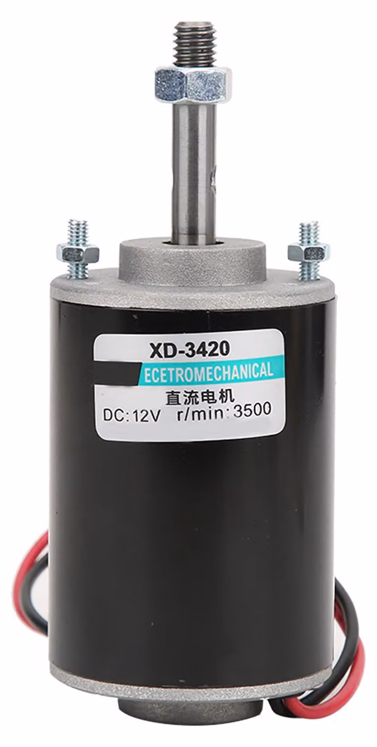 Motore a corrente continua a magnete permanente, ad alta velocità, 12/24 V, 30 W, per generatori fai-da-te (12 V, 3500 giri/min), con rotazione continua in un solo senso (CW) o in entrambi i sensi (CCW)