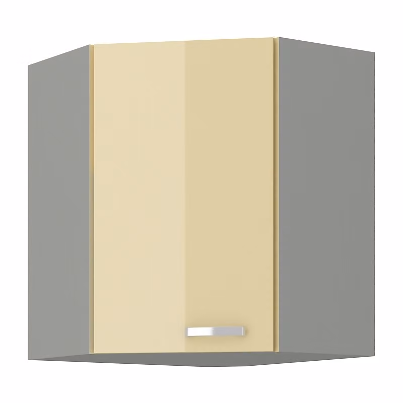 ULLERIKE Mobile angolare superiore - 60x60 cm, crema / grigio