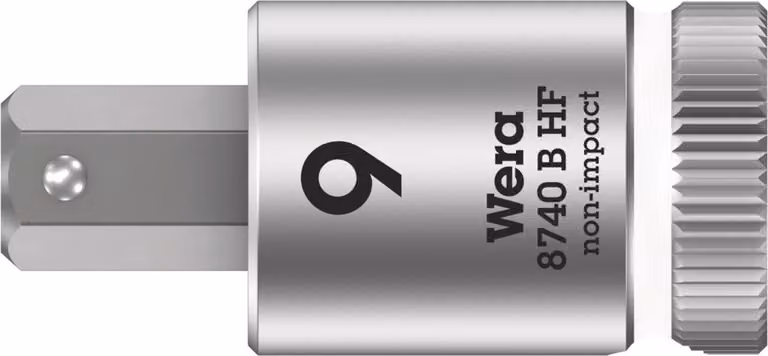 Inserto per cacciavite a Esagono da 3/8" con funzione di bloccaggio, 9x38,5 mm, Wera | 4013288188793