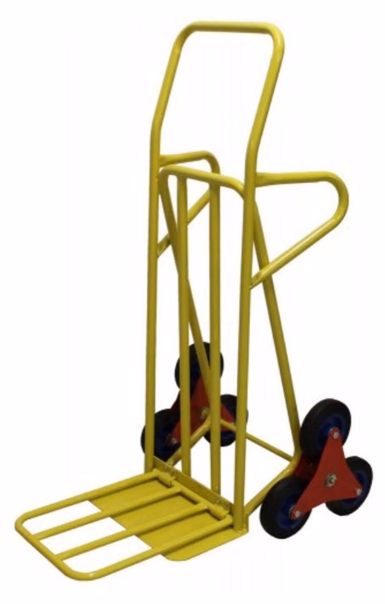 Carrello per scale portapacchi pieghevole 200kg, maniglie ergonomiche, carrellino montacarichi con ruote portatutto, a mano, saliscale in acciaio, trasloco porta sacchi, trasporto carichi pesanti, VP